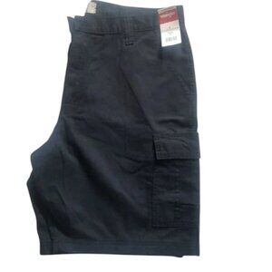 Men's Wrangler Blue Black Cargo Gorpcore Shorts  Size 38 NWT